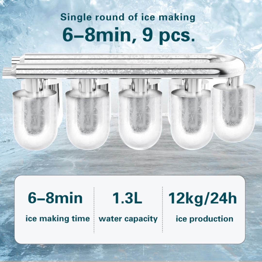 ChillForge Compact Ice Maker